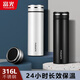Fuguang Thermalbecher für Männer und Frauen 316 Edelstahl -Wasserbecher Tee Tasse Business Custom Geschenkbecher Schriftzüge großer Kapazität Tasse 480 ml Schwarz [316 Edelstahl + Matte]