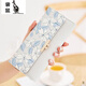 Kangaroo wallet women's large capacity new fashion clutch bag women's long three-fold student wallet mobile phone bag blue
