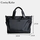 COWLEY KELLER business briefcase men's computer bag men's handbag large capacity commuting business trip briefcase shoulder messenger bag men black 34*14*27cm 14 inches