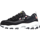 斯凯奇（Skechers）女鞋 时尚潮流熊猫鞋通勤出行休闲鞋轻便舒适透气缓震运动鞋 11977-BLK 35