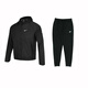 NIKE Reflective Logo Print Woven Hooded Jacket Comfortable Mid-waist Trousers Casual Sports Suit Men's Black Black XL