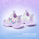 Disney children's shoes girls spring and autumn single-mile sneakers princess style girls outdoor running shoes DST1102 purple size 29