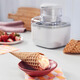 CUISINART 美膳雅 便携冰淇淋搅拌机 家用小型冰激凌搅拌机 儿童水果雪糕机 圣代甜筒机 可拆卸 ICE-M10 白色