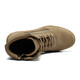 Strongman-Männerstiefel, seitlich Reißverschlussstiefel, Jihua 3515 Outdoor-Wanderstiefel, punktelofes Wüstenstiefel, Sandfarbe, Größe 41