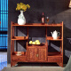 Yueshun mahogany tea cabinet solid wood sideboard new Chinese style storage cabinet multi-layer storage rack CG03