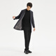 Vêtements pour hommes de Lilang Light Fashion [même style dans le centre commercial] Cabiller en laine pour hommes longs en cachemire mélangé veste en laine chaude bleu gris xl (175)