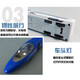 Linghui Modèle Jouets pour enfants Train Sound and Light Inertia Railway High-Speed ​​High-Speed ​​Railway Simulation Train Mode