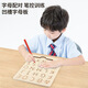 儿童木制字母数字书写凹槽运笔板宝宝学前早教控笔练字益智玩具 DCM-数字凹槽运笔板