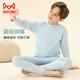 Catman Children's Thermal Underwear Boys Pure Cotton + Mid-Collar Autumn Clothes and Autumn Pants Baby Autumn and Winter Bottoming Pajamas Set