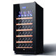 Odino National Warranty Export Quality Odino Red Wine Cabinet Compressor Refrigeration Constant Temperature Wine Cabinet Wine and Foreign Wine Cabinet Refrigerator Fresh Cabinet Black Pearlescent-Full Version 208L