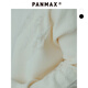 PANMAX大码潮牌男装休闲立体加厚毛衣设计感不扎肤圆领套头针织重磅上衣 黑色 5XL