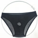 Informes privados, hombres, grandes agujeros elásticos, ropa interior transparente sexy y seductora, transpirables y cómodos tantos de estilo de apertura, tamaño promedio de 170Jin [Jin equivale a 0.5 kg], negro