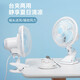 Shui Yueming Plug-in Small Clamp Electric Fan Powerful College Student Dormitory Bedside Wall-Mounted Office Desktop Small Fan Desk Fan Quiet Bass Home Desktop Clamp Fan Office Blue Plastic Mesh (comes with 1.3m wire) Standable, Hangable, Clampable Multi-Function Shaking Head Fan