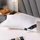 A pair of down pillows for five-star hotels, white goose down pillows for home use, and a pair of gray low pillows
