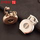 Zorro Leichter 686 Rocker Arm sichtbares transparentes Öl Silo Retro kreative personalisierte leichtere Männergeschenk Z686-002 Transparent Pearl Nickel Einfacher Installation