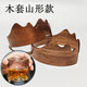Tenghanjias neuer Glaswasserbecher Anti-Scenen-Becher-Abdeckung Anti-Rutsch Cover Hitzeresistant Wärmedämmung Ring Handheld Bambus und Holz chinesische Messe Grip Grip Coffee Caffee Holzdeckel 6624 Modelle