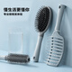 Luftkissen Kamm Curly Artefakt langes Griff Haar Kamm Styling Kamm Flauschige Männer und Frauen Massage Kamm Styling Haushalte Essentials Blau Rib Kamm + Blau Luftkissen Kamm 1 Stück