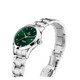 
Titoni watch women's airbath series automatic mechanical Swiss business watch 29mm steel belt green disc 23733-S-673