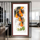Youxian Wufu Gourd Hanging Painting Porch Decorative Painting Chinese-style Traditional Chinese Painting Entry Porch Corridor Aisle Vertical Ink Painting Fulu Mantang (right-angle rosewood color) solid wood with frame 123*63 cm