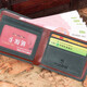Woodpecker Men's Wallet 2024 Nouveau portefeuille en cuir authentique Couche de tête Cowhide Retro âgé de portefeuille en cuir givré court brun clair