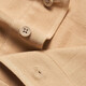 Seven Wolves [Wolf Life] Short-sleeved T-shirt for men in summer striped POLO base shirt for men in business lapel short T-shirt 702 (dark apricot color) 3XL (185)