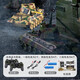 Shengxiong (s.x.toys) Super großes Fernbedienungskontrollpanzer Spielzeugwagen Infrarotkampf verfolgt die Offroad-Fahrzeug-Jungen von Kindern Elektrische Modell Multifunktionaler Battentank-M1A2 Hauptstreit offizielle Standardkonfiguration