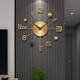 Yonghuan Wall Clock Salon Room Nouveau italien Luxe Luxury Corloge de luxe moderne simple ATMOSPHERIE CRÉATIVE MORDE MOURTÉE MALL