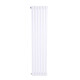 Qilicai radiator household water heating radiator steel two-column central heating steel wall-mounted natural gas vertical radiator 600mm vertical total height 1.8 meters 10 columns wide