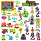 Pflanzen vs. Zombies Pflanzen gegen Zombies können Kinderspielzeug für Jungengiganten Zombies Ice Pea Shooter Puppe 686-8 Kohlwerfer (Hardkleber) starten