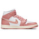 [NOUVEAU PRODUIT DU NOUVEAU] Nike Nike Basketball Chaussures pour femmes aj1 Joe 1 Jordan 1 Sneakers FB9892-670 Stardust Red and White 37.5