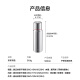 Jingdong Tokyo vacuum insulated cup 316 stainless steel portable men's bullet water cup silver gray 500ml