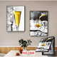 
Mudianxing Restaurant Electric Meter Box Decoration Painting Modern Simple Distribution Box Blocking Power Switch Box Creative Wine Glass Air Switch Hanging Painting Toast To Celebrate 15838/15839 40*60 Accommodation 30X50 Black Frame Left Hydraulic