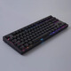腹灵mk870pro黑莓侧刻机械键盘蓝牙有线无线客制化电脑游戏静音办公 【单模】黑曜石Pro+纯黑侧刻 青轴 87键