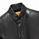 Snow Leopard [Special Offer] Haining Men's Genuine Leather Leather Clothes Mid-Length Top Layer Goatskin Business Casual Leather Jacket Black 175/96A(50)
