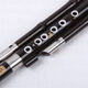 Blue Peacock T-084 Hulusi Professional Performance Natural Ebony Wood Pipe Incru