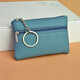 Queenjoy Neue Solid Color Frauen Mini Coin Wallet Weichgesicht modische süße kleine Kartenbeutel einfache modische kleine frische Schlüsselbeutel Rumba Rot