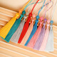 Jingji Tassel Tassel Classic Bookmark Tassel Fan Pendant DIY Accessories Material Hanging Jewelry Accessories Pendant Decorative Tassel Tassel Tassel 10 Pieces Random Color