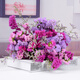 AIMAN flowers real flowers Yunnan dried flowers bouquet forget-me-not real flowers home decoration flower arrangement simple mix and match baby's breath dried flowers light purple + rose red + pink + lover's grass 30 pieces dried flower bag