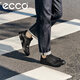 ECCO men's shoes casual sneakers men's shoes versatile lace-up trendy low-top shoes street lightweight 521304 HL black 52130451052 41