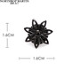 North Martin high-end coat suit brooch men's wedding lapel pin brand gun color