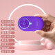 Magnetic sound ultra-small Bluetooth speaker follower small audio mini wireless portable music player plug-in card high volume mobile phone micro mini subwoofer portable black + lanyard