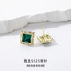 Qlady Green Niche Earrings Feminine High Quality Silver Needle Earrings 2025 Young Luxury Earrings Birthday Gift