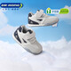 Dr. Jiang (Drkong) Spring and Autumn Men and Women Hombres cómodos zapatos para bebés respirables y cómodos zapatos delanteros versátiles delanteros domésticos blancos/gris 22 pies es aproximadamente 12.7-13.2