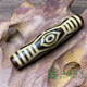 Shantou Lincun Longan Dzi Beads Pendant Tibetan Weathered Horseshoe Pattern Six Eyes Dzi Beads Hand