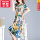 Tasihong Hangzhou Robe de soie spéciale pour femmes 100 Mulberry Silk Mother Floral Long Prix Couleur de prix 6296 S 85-95Jin [Jin est égal à 0,5 kg]