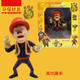 
Big Bear Two Bald Strong Doll Animal Doll Static Model Children's Simulation Toy Set 826 Set