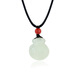 Dixuan Natural Lucky Sac HETIAN JADE PENDANT COLLE PENDANT LEU LUMBRE LUXE MODE LOCE ENVOIR LE CALLARBON