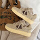 Bisi Sheep Shoes New Spring Ins College Style Sports Sports Versátiles Versátiles de altura de altura Morenal de entrenamiento moral Zapatos de pan casual 9920 Caki 41