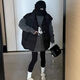 
Yimuqi Buy Duoxi Dongguan Dalang Sweater Mid-length Loose and lazy style pullover for women 2024 Winter New Korean Style Pullover for Grey Donald Duck y9855 One Size