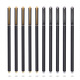 
Thin pole metal pen simple neutral pen student business office heavy feel pen 0.5mm black water pen sign pen metal pen rod carbon pen learning stationery supplies kx5009 metal pen-silver single (0.5mm black) 0.5mm x single
